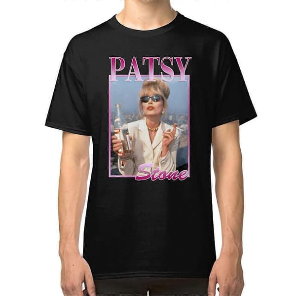 【BQ】Patsy Stone Ab Fab T-paita musta black L