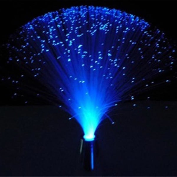 Hhcx Led Multi Color Skiftende fiberoptisk springvand Natlampe Juleindretningsgave