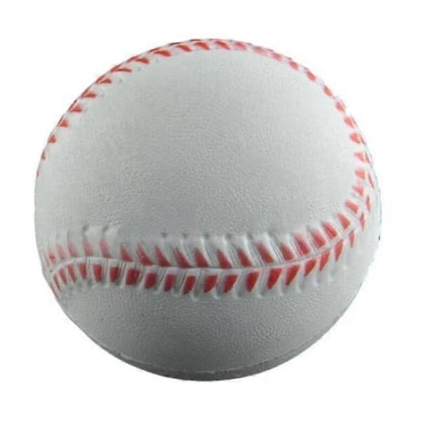 【BQ】Skumstressboll - Baseboll Vit