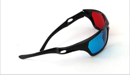 【BQ】3D Rød/Cyan (Anaglyf 3D-briller) Kvalitets 3D-briller til PC 3D