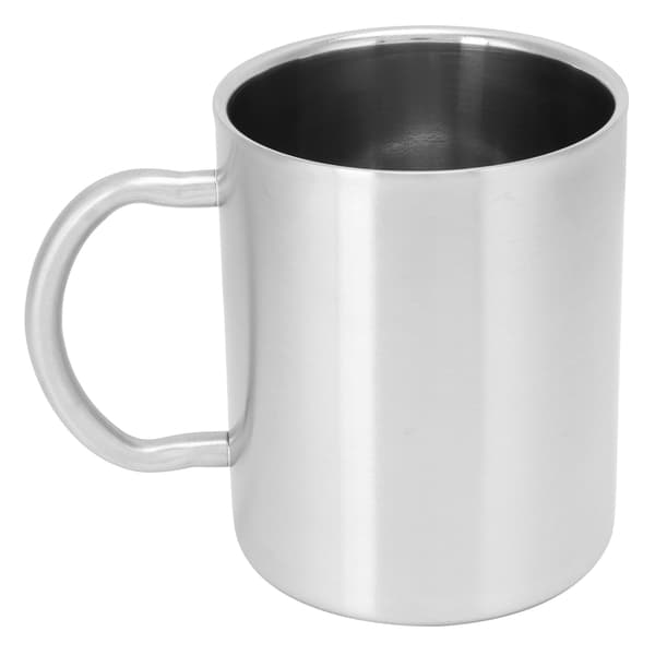 304 Rostfritt Stål Dubbelväggig Isolerad Kaffeölmugg med Handtag 400ml