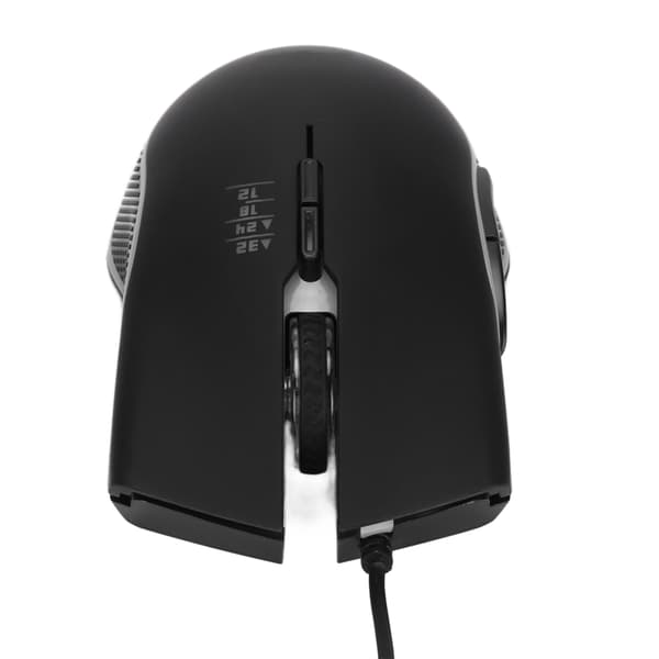 Kablet mus med 4 farvers baggrundsbelysning Gaming Chip USB-mus Ergonomisk 7 knapper Computertilbehør til Win XPBlack
