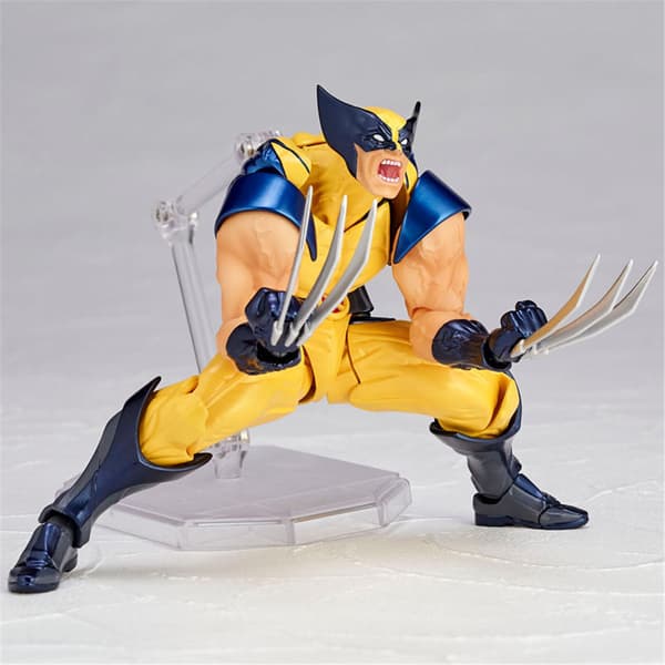 【BQ】Anime Marvel Legends X-men Wolverine Actionfigur Samlarobjekt 16cm/6.3tum