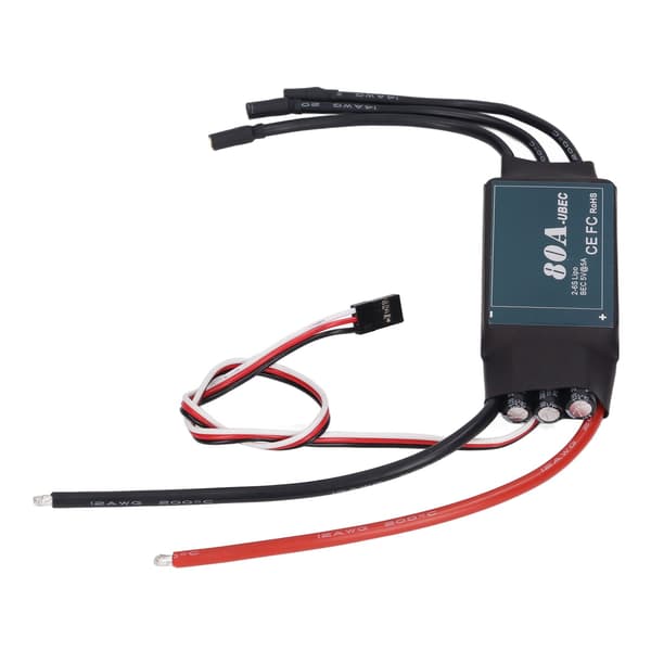 80A Brushless ESC 2-6S Elektrisk Hastighedsregulator 5V 5A BEC til RC Fly Drone Helikopter Model