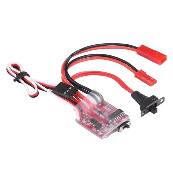 30A Børstet ESC Spilcontroller til 1/10 Skala RC Crawler Bil