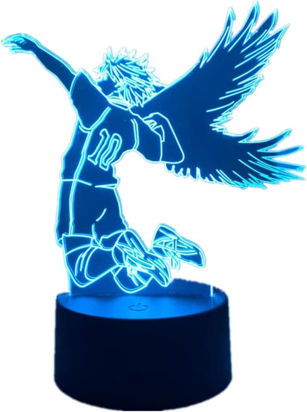 Anime Light Hinata Shoyo Figuuri 3D Yövalo 7/16 Väri Ch