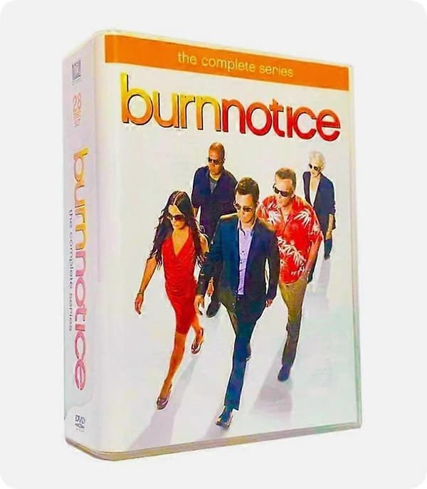 【BQ】Burn Notice: The Complete Series (DVD, 2018, 28-Disc box Set) engelsk versjon