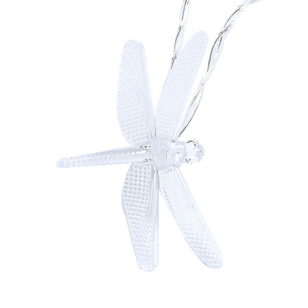 Batteridrivna Dragonfly String Lights 20 LEDs Vattentät Belysning Trädgårdsdekor