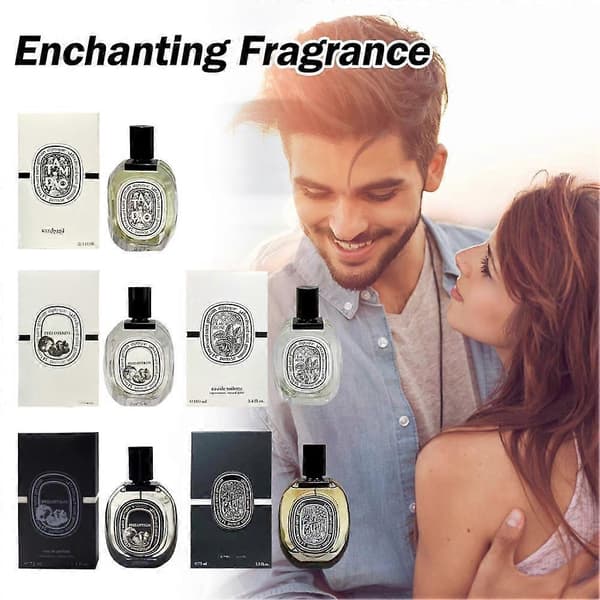 【BQ】Sort og hvid sandeltræsparfume 75ml 100ml Langvarig duft til kvinder Indhold: 75ml, 100ml A
