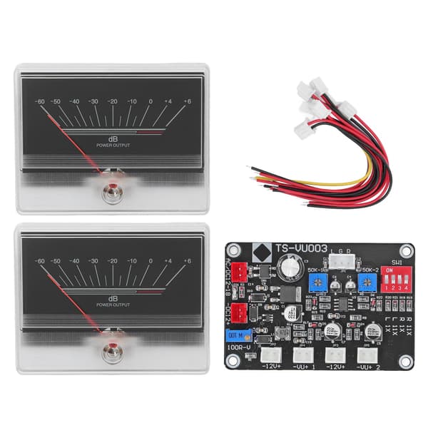 VU Meter Lydnivåindikator Forforsterker Amp Driver Board Kit