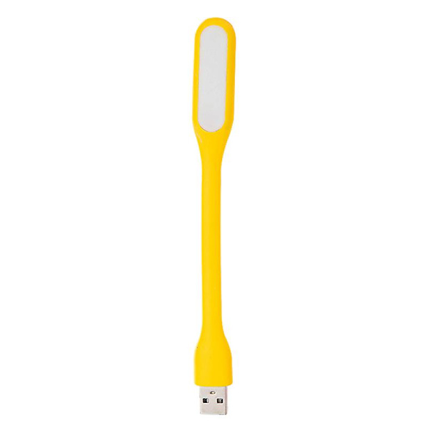Bærbar Usb Led Mini Book Light Leselys Bordlampe Fleksibel Lampe For Power Bank Bærbar Bærbar PC Datamaskin Yellow