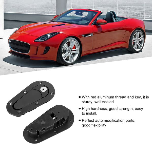 Universal motorhuvlås - Säkra din bils motor med detta modifieringstillbehör