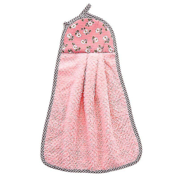 Hängande handtorr handduk, tjock handduk Quick Dry mjuk trasa handduk för kök badrum (23x37 cm)
