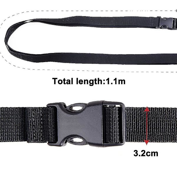 Sternum Strap Ryggsäck, justerbar bröstrem med nödsignal