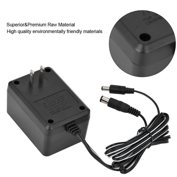 AC-strømlader til SNES GENESIS - 3-i-1-adapter (US-stik)