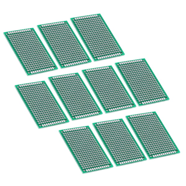10 stk. 4 x 6 cm Dobbeltsidig Prototyping DIY Lodding Universell PCB Kretskort