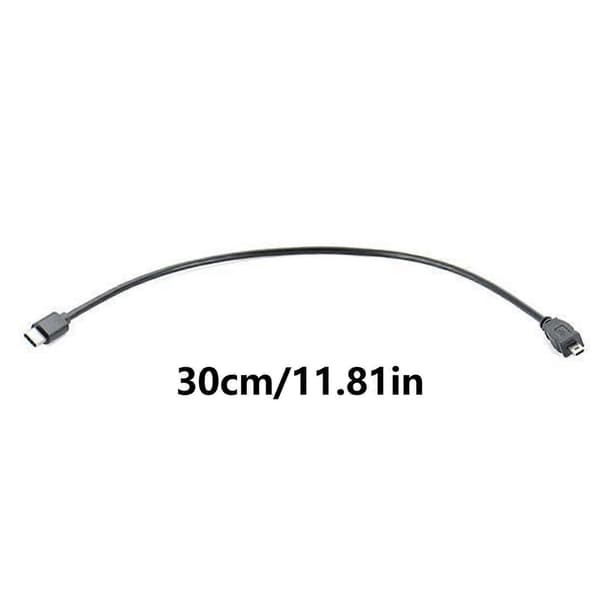 【BQ】Type C–Mini USB 8Pin OTG-datakaapeli kameroiden ja Type C -laitteiden väliseen liitäntään Multicolor
