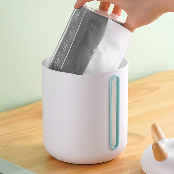 Bambus Kul Tissue Box Holder Blå til Stue Kontor Badeværelse