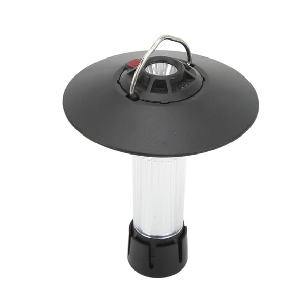 Mini LED udendørs campinglampe med magnetisk base og lampeskærm til telte
