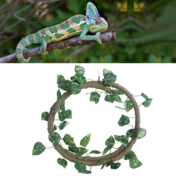 set ödla klättrande vinstockar böjbar med sugsimulering vinrankor grenar Reptilleksak Husdjurstillbehör Stad Green S