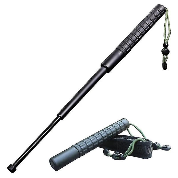 Självskyddsverktyg, vandringsstavar, swing Stick Anti-slip Flexibelt, hopfällbart utomhustillbehör