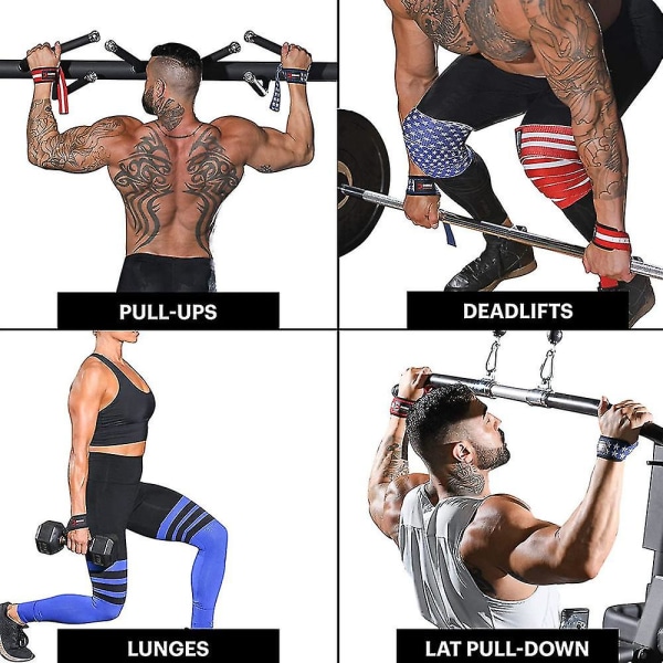 Lyftremmar för tyngdlyftning, bodybuilding, styrkelyft, styrketräning och marklyft