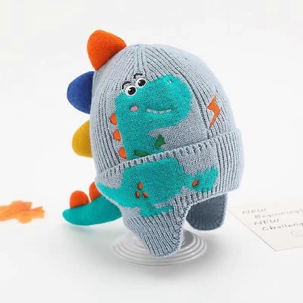 【BQ】Børnemode efterår og vinter filthat Babyblå blue