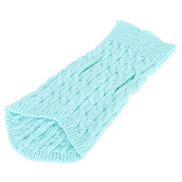 Hundegenser Vinter Varm Høy Hals Myk Elastisk Kjæledyr Pullover for Daglig Utendørs Reise