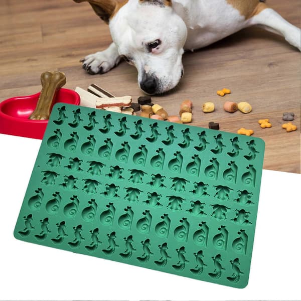 Baking Mold Flexible Silicone Mini Frog Lizard Snails Easy to Use Oven Dishwasher Microwave Safe Mold for Chocolate Fondant Candy Biscuits Jelly green