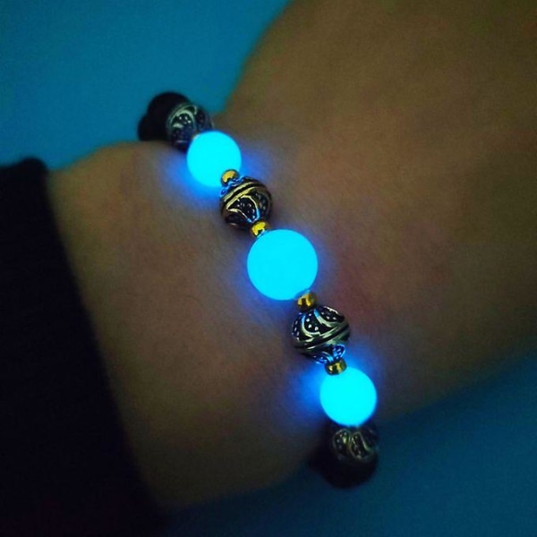 Luminous Beads -rannekoru hehkuu pimeässä