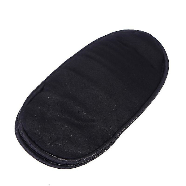 Vuxen Silk Eye Patch för glasögon för att behandla lata ögon amblyopi skelning (svart)