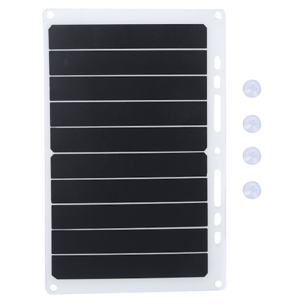 Solpanel Montering Tillbehör Monokristallint kisel Telefonladdning Solpanel Vit