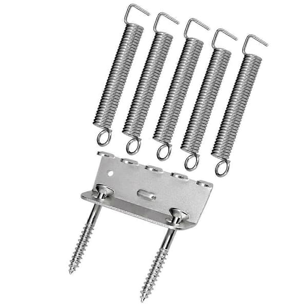 2-pack elgitarr tremolo fjäderklo-kit, tremolostallfjäderersättning, för ST-stil låsande tremolosystem Silver