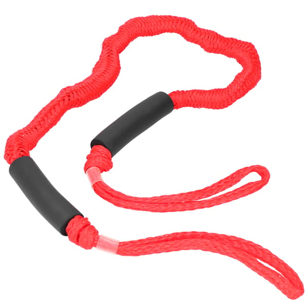 Elastisk Båd Bungee Dock Lines PE Strækbart Fortøjningstov Marine Rød