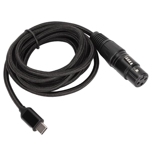 USB C til XLR hun-kabel Lav Støj HIFI Plug and Play USB C Mikrofonkabel til Windows 2 Meter/6.6ft