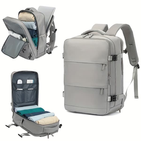 Reseryggsäck, lätt 40L ryggsäck Grey