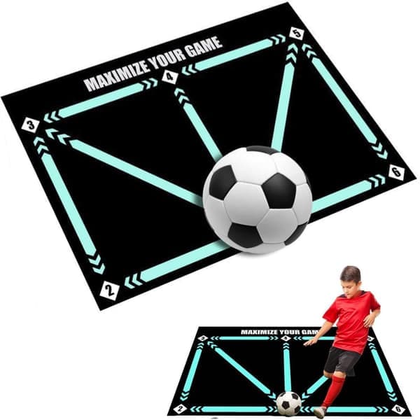 【BQ】Fodboldmåtte / Træningsmåtte til fodbold - 90x60 cm-FF-