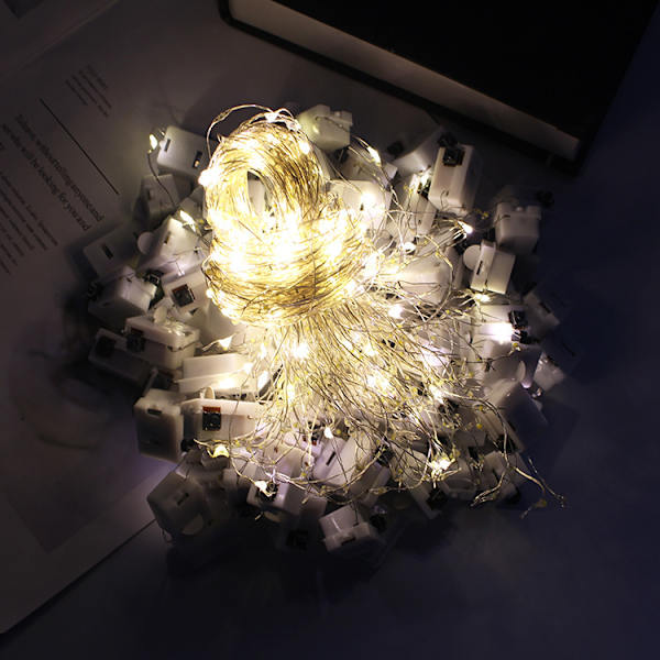 String Lights [20 Pack], Mini-akkukäyttöiset LED-valot kotipuutarhaan