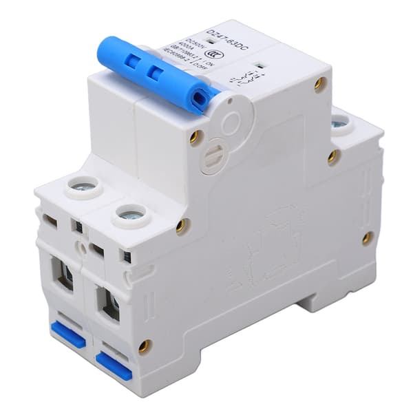 Opgraderet 2P 500V DC Miniature Circuit Breaker 16A til Solar PV System Paneler Grid