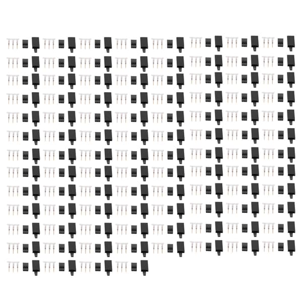 100 Sæt RC Servo Stik Sæt 3 Pin Hus JST Stik Header 11.041 med Krog Til Model Flyvemaskine