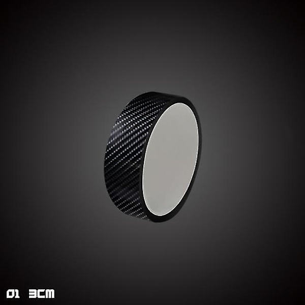 3 Meters Carbon Fiber Pattern Tape Car Door Bumper Edge Guards Protection Single-sided Strip Self-adhesive 3cm