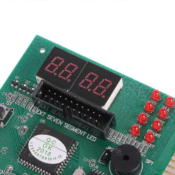 4-sifret PC ISA PCI-analysator diagnostisk testkort nytt