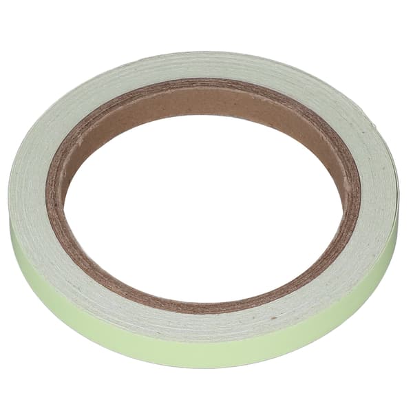 10m Selvlysende Tape UV Lys Lading Fluorescerende 15mm 0.59in Bredde Grønn for Glatte Vegger Trapper