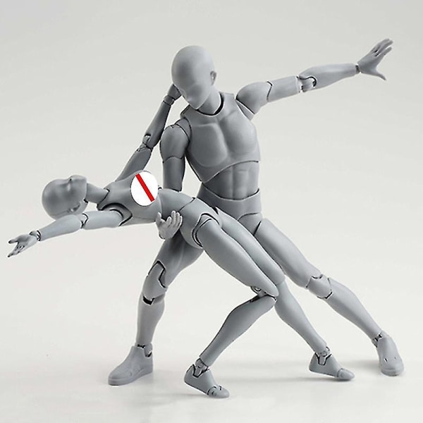 Konstnär Konstmålning Anime Karaktär Skiss Teckning Man Kvinna Kvinna Rörlig kropp Chen Joints A A