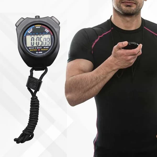 Elektronisk Stopur Multifunktionel Digital Display Timer til Baseball Svømning Sport
