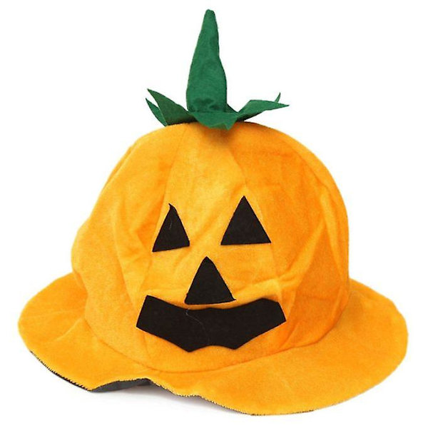 Sjov Halloween-græskarhat Maskeradekostumefest Fancy D