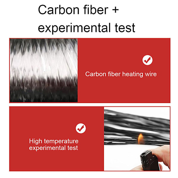 Vinterkläder Elektrisk varmväst Herr Kvinnor USB Uppvärmd Jacka Kolfiber Värmetråd Dual Control Thermal L