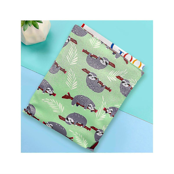 Book Sleeve Sloth Book Cover Medium Book Sleeves Teen Gift (medium)