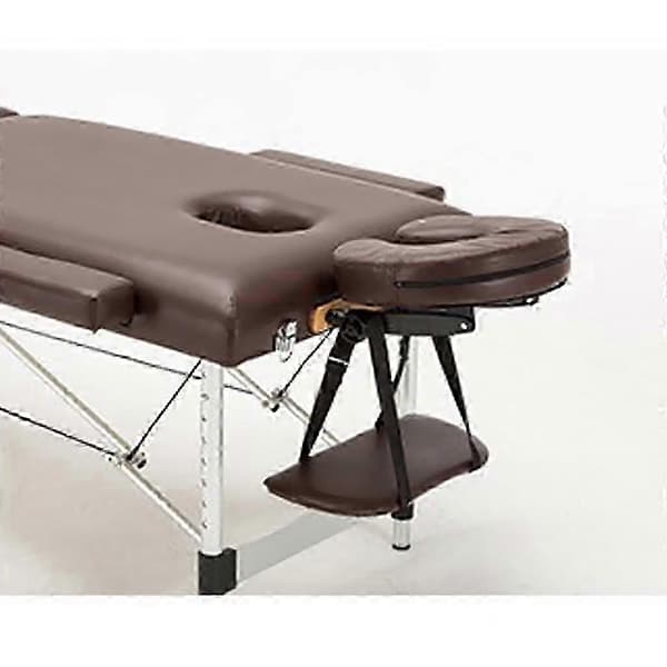 【BQ】Massagebriks til salon, foldbar SPA-stol med nakkestøtte, platformspude black