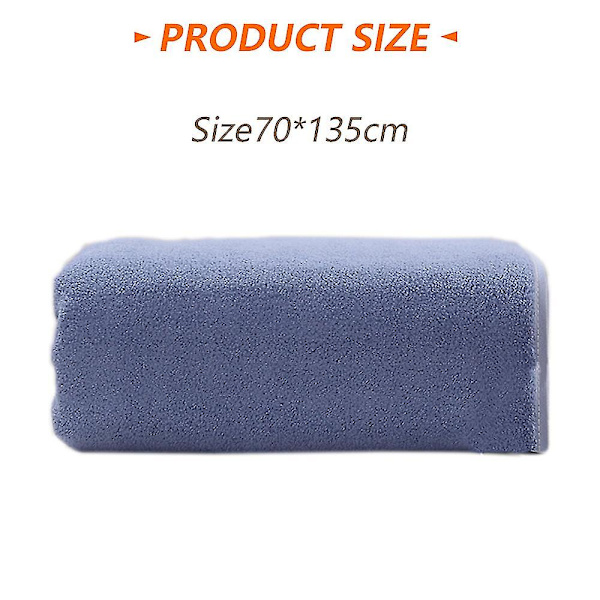 Svetthandduk - Supermjuk och absorberande - Miljövänlig 100 % bomull Träningshandduk Yogahandduk 110x32cm Light gray